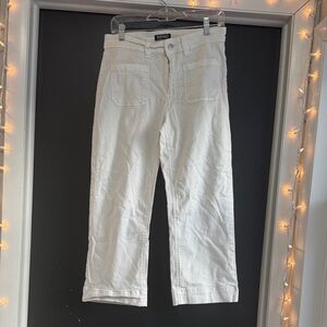 Buffalo David Bitton Women's Cropped Jeans in White